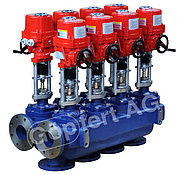Valves with electric actuator / valves with electrical actuator