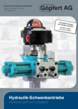 Hydraulic part-turn actuator for valves / Hydraulic rotary actuator for butterfly valves and ball valves