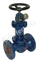 Quick opening valve with bellow