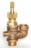 Stop valve BGV 314212 with drain,  gunmetal / special brass  for shut-off and drainage of waterpipes, e.g. at holiday home